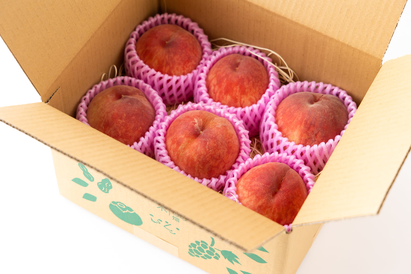 6月　日川白鳳【秀品】オリジナルミニBOX（約1kg）（5玉前後）