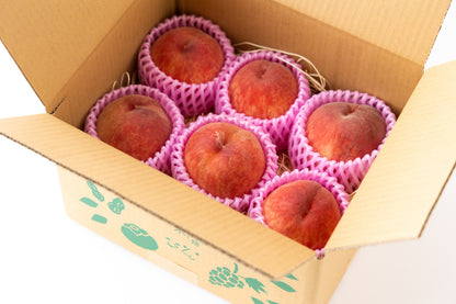 6月　日川白鳳【秀品】オリジナルミニBOX（約1kg）（5玉前後）