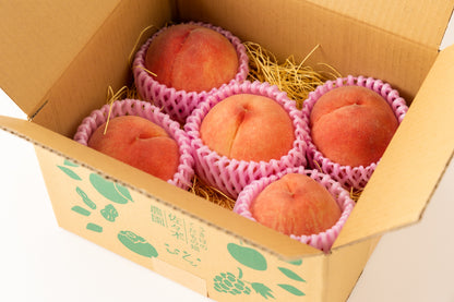 7月　あかつき【秀品】オリジナルミニBOX（約1kg）（4玉前後）
